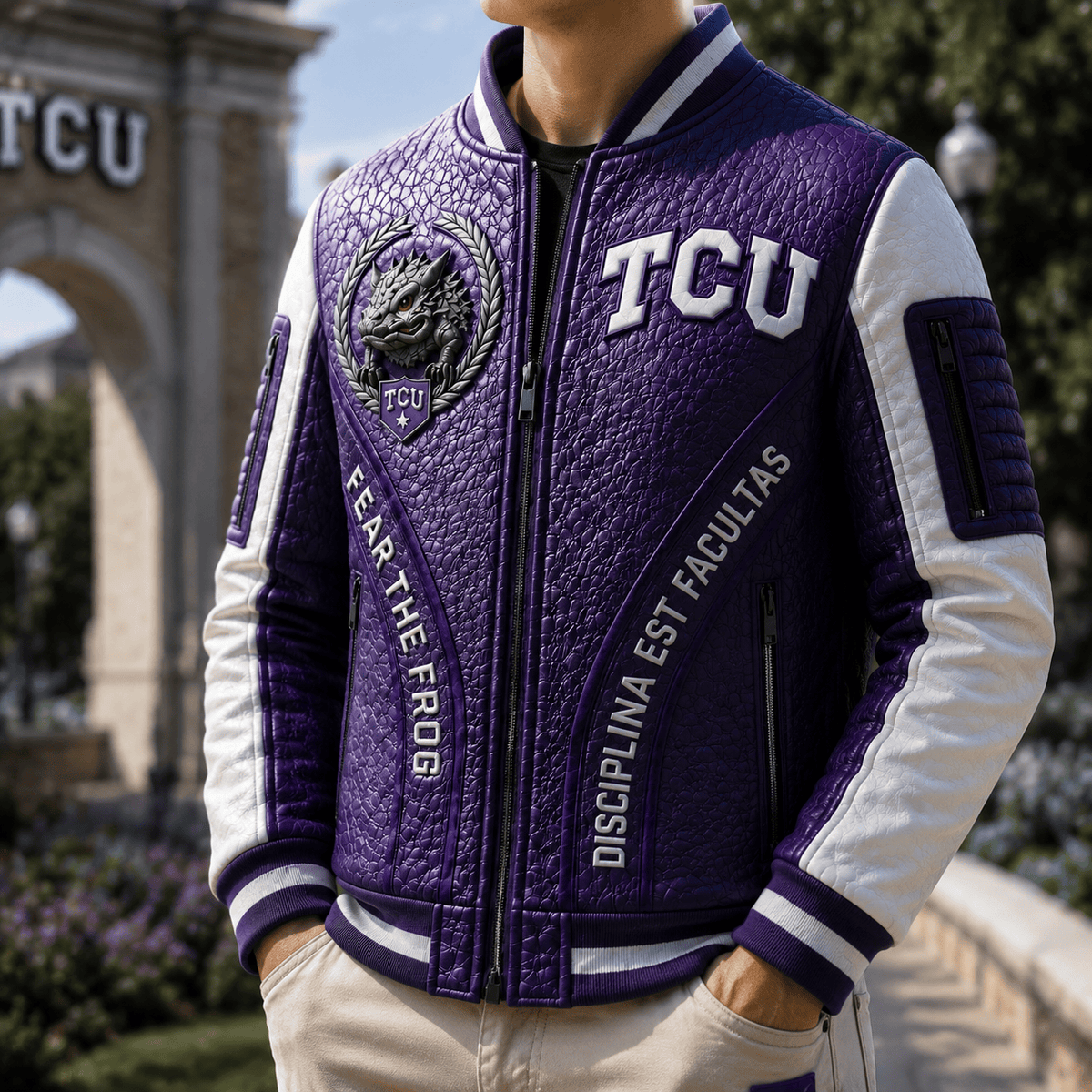 Premium TCU Leather Zipper Jacket TTMH