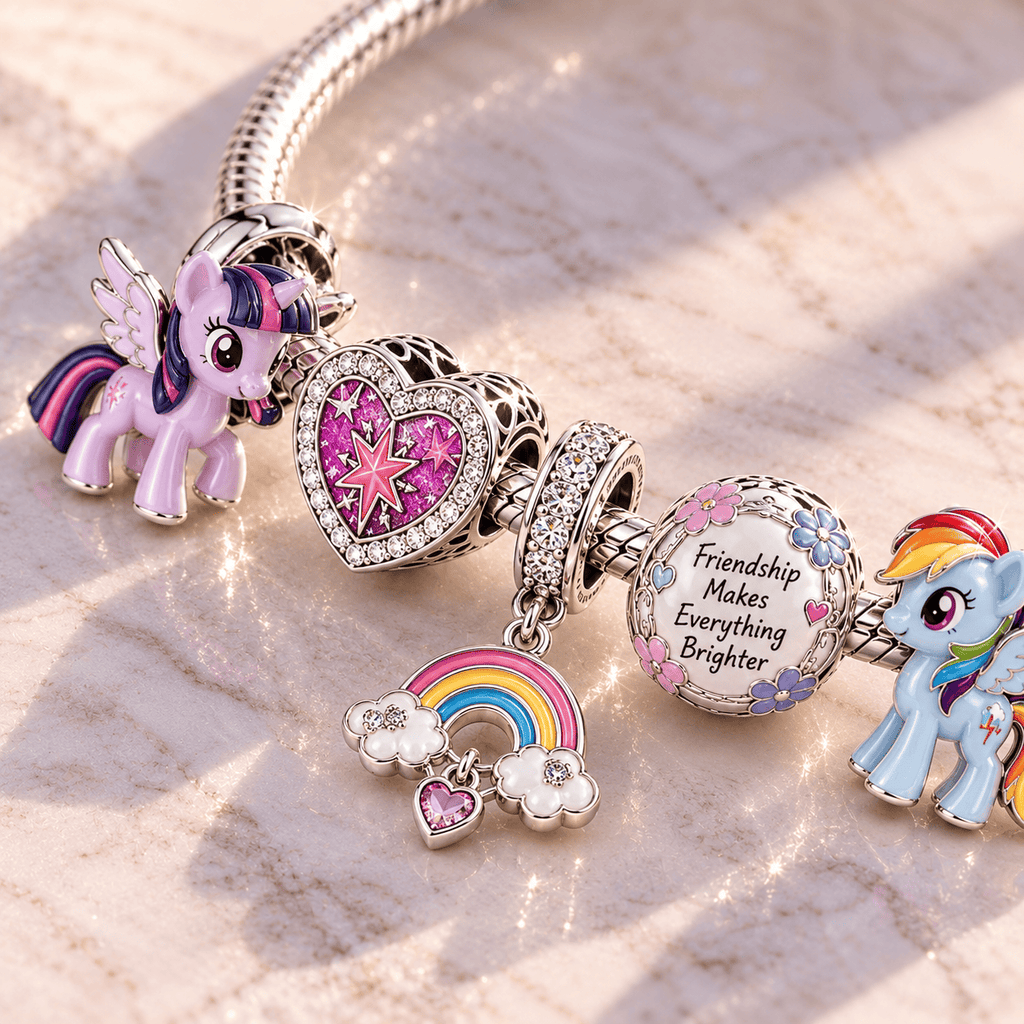 LTP Sliver Charm Bracelet Set PTT