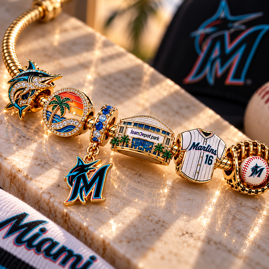 MMA Gold Charm Bracelet Set NHVH