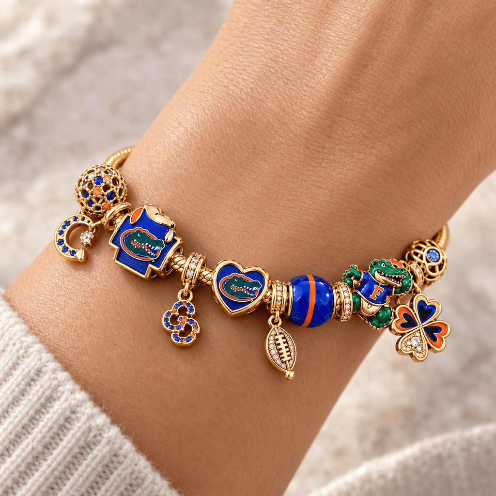 FGT Gold Charm Bracelet Set PTKL