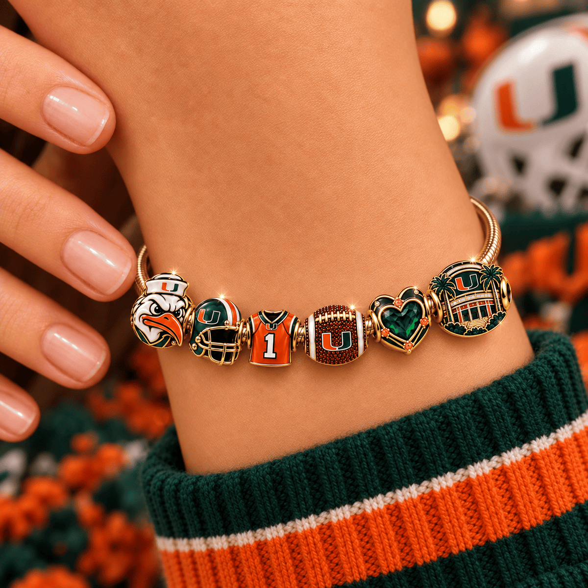 MHC Gold Charm Bracelet Set PNPA