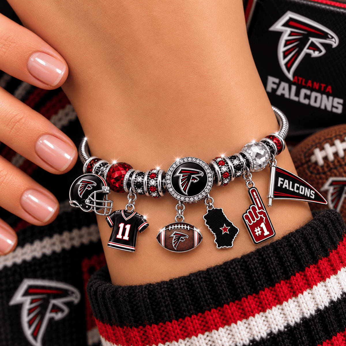 ATF Gold Charm Bracelet Set PNPA