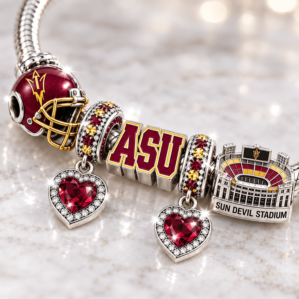 ASSD Silver Charm Bracelet Set BMD
