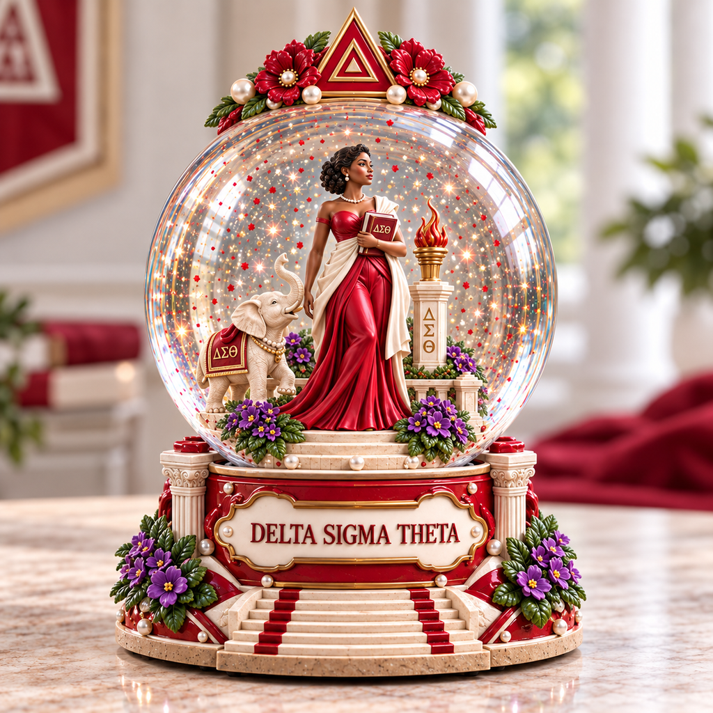 DST Premium Sculpted Collector Water Globe NTNA